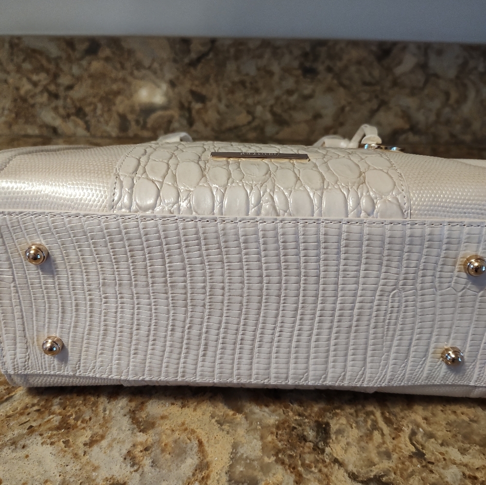 Brahmin Cami And Suri Sea Salt White Carman New With Tags - Picture 7 of 11